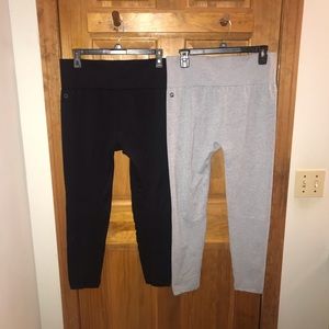*SOLD* 2 pair of fabletics high waisted leggings